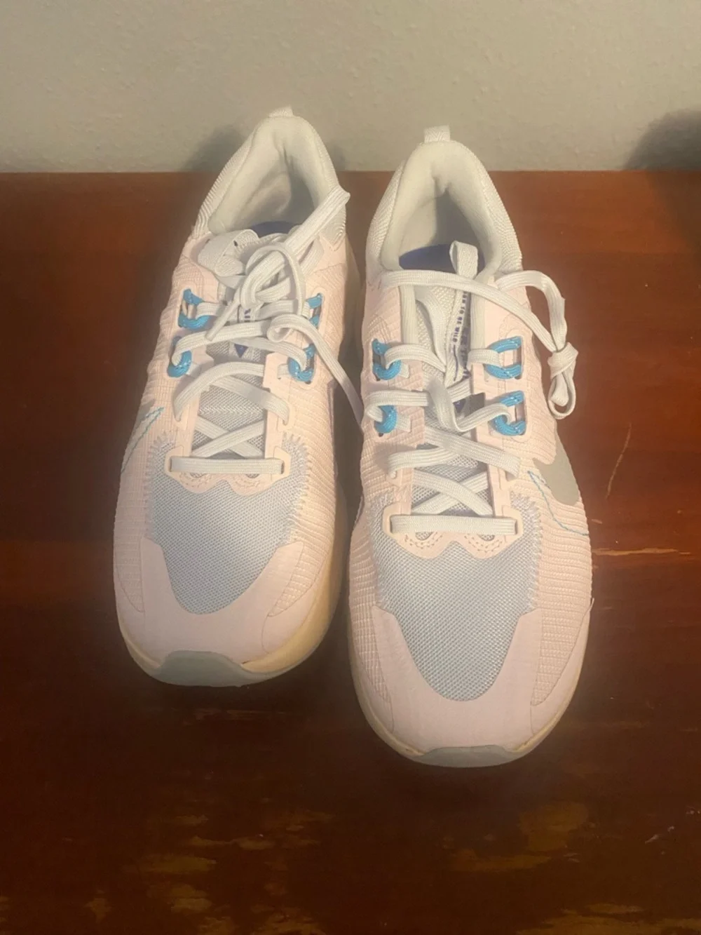 Nike WMNS Juniper Trail 2 in Pearl Pink and Blue